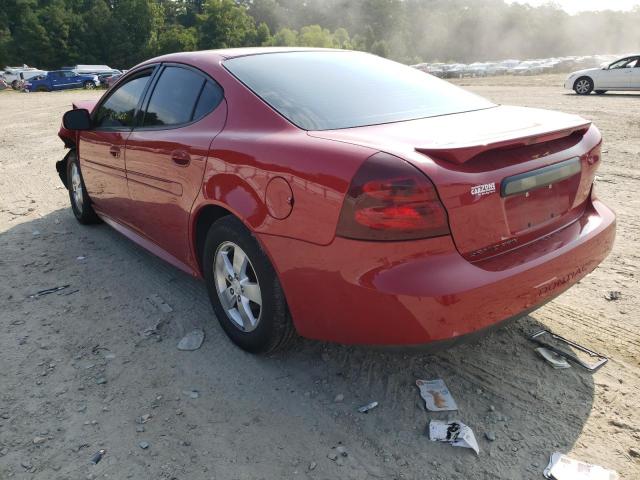 2G2WP552671238340 - 2007 PONTIAC GRAND PRIX RED photo 3