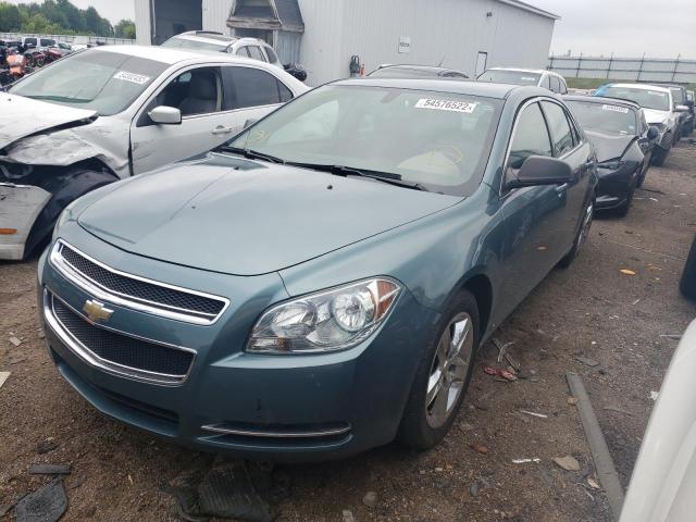 1G1ZG57B194173841 - 2009 CHEVROLET MALIBU LS TEAL photo 2