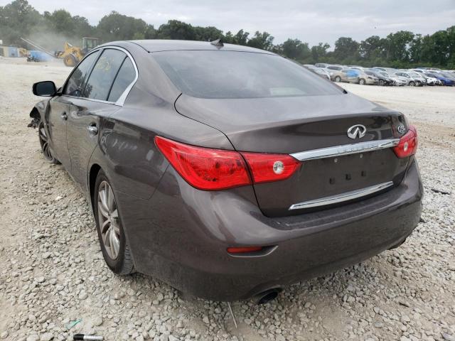 JN1EV7AP8HM731827 - 2017 INFINITI Q50 PREMIU GRAY photo 3