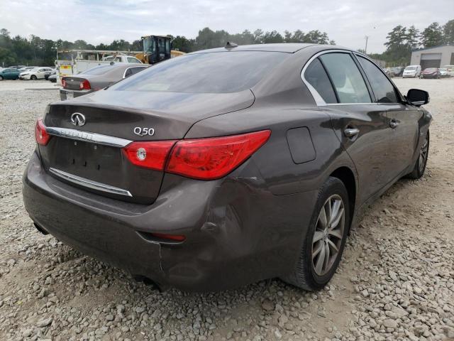 JN1EV7AP8HM731827 - 2017 INFINITI Q50 PREMIU GRAY photo 4