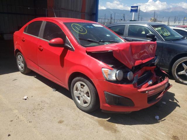 1G1JA5SH5E4210989 - 2014 CHEVROLET SONIC LS RED photo 1