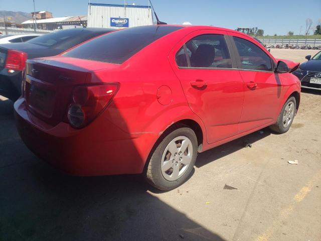 1G1JA5SH5E4210989 - 2014 CHEVROLET SONIC LS RED photo 4
