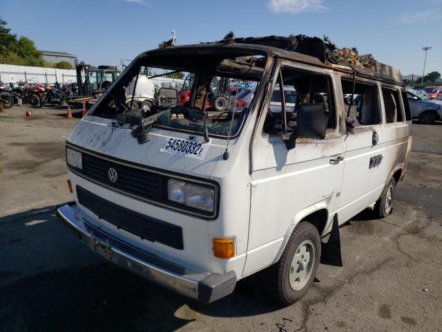 WV2ZB0255HH027459 - 1987 VOLKSWAGEN VANAGON CA WHITE photo 2