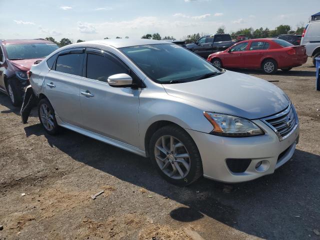 3N1AB7AP8FY266922 - 2015 NISSAN SENTRA S SILVER photo 1