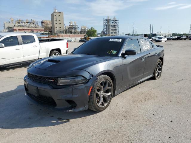 2C3CDXHG0KH584978 - 2019 DODGE CHARGER GT CHARCOAL photo 2