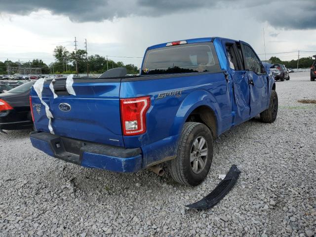 1FTEX1E84FFC91047 - 2015 FORD F150 SUPER BLUE photo 4