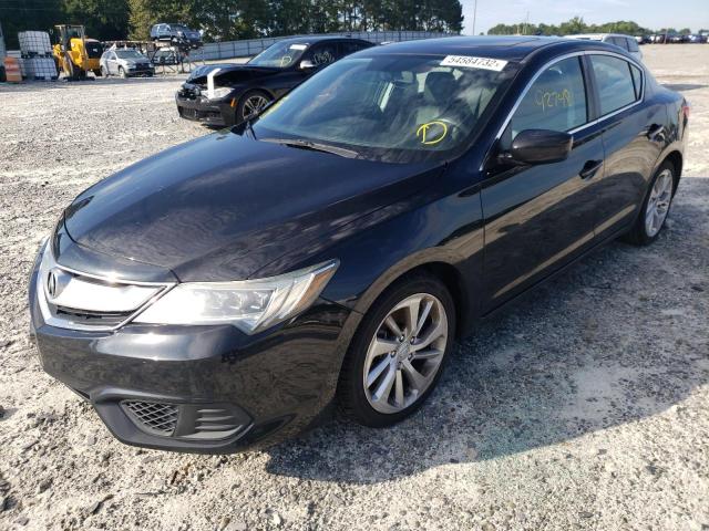 19UDE2F78GA018674 - 2016 ACURA ILX PREMIU BLACK photo 2