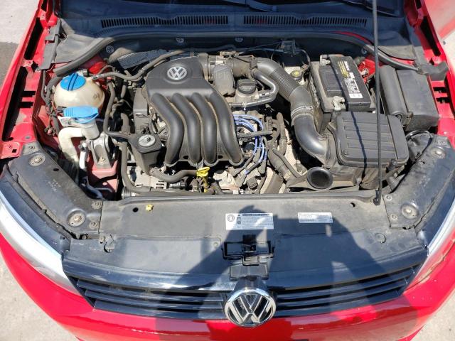 3VW2K7AJ1EM221238 - 2014 VOLKSWAGEN JETTA BASE 红色 照片 7