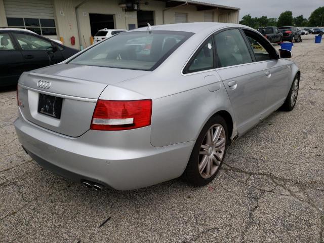 WAUGN74F97N134975 - 2007 AUDI S6 QUATTRO SILVER photo 4