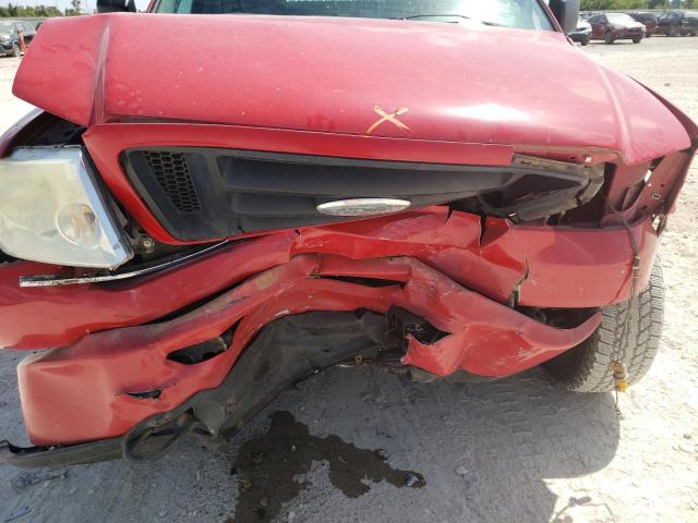 1FTRX14W16NA83666 - 2006 FORD F150 RED photo 7