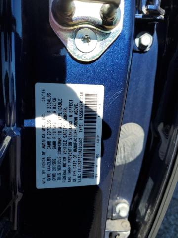 19UUB1F53HA003552 - 2017 ACURA TLX TECH BLUE photo 10