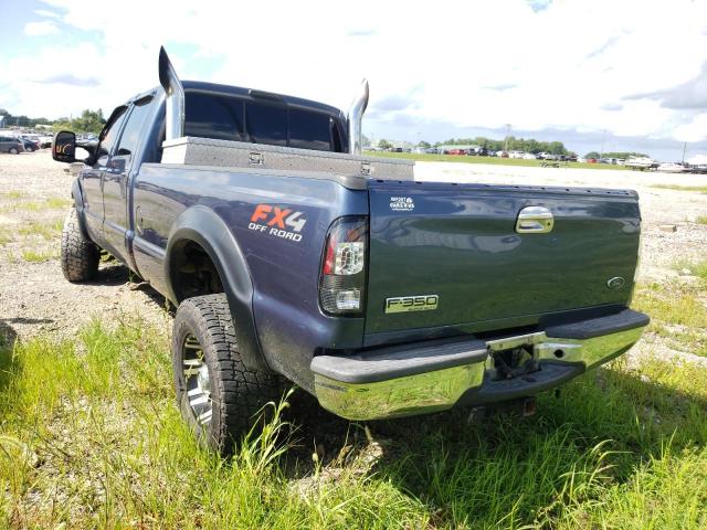 1FTSW31P44ED57758 - 2004 FORD F350 SRW S BLUE photo 3