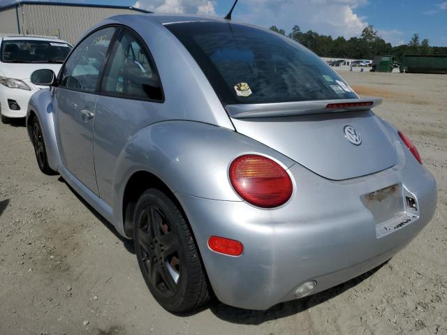 3VWBK21C43M415957 - 2003 VOLKSWAGEN NEW BEETLE 银色 照片 3