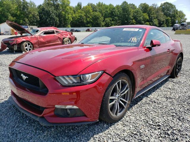 1FA6P8CF0H5342797 - 2017 FORD MUSTANG GT RED photo 2