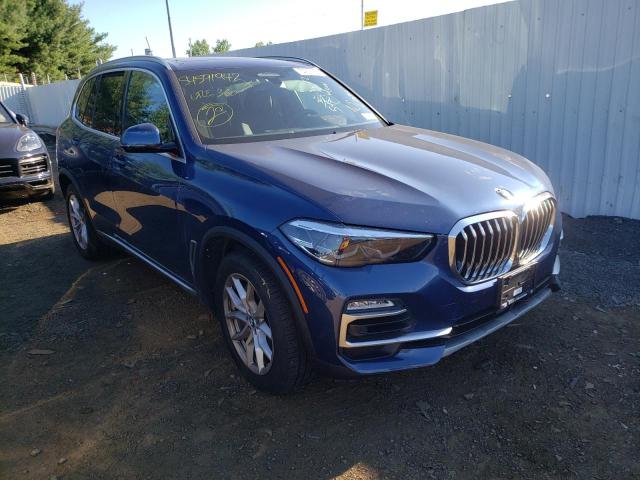 5UXTA6C00M9F74433 - 2021 BMW X5 XDRIVE4 BLUE photo 1