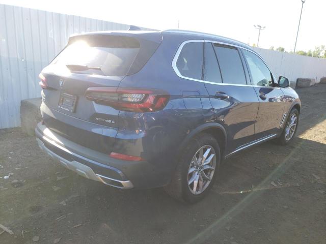 5UXTA6C00M9F74433 - 2021 BMW X5 XDRIVE4 BLUE photo 4