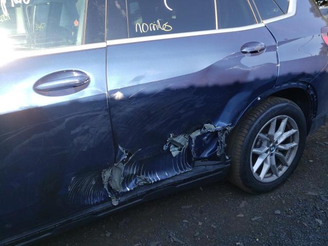 5UXTA6C00M9F74433 - 2021 BMW X5 XDRIVE4 BLUE photo 9