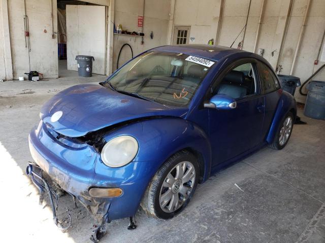 3VWCD21C23M431640 - 2003 VOLKSWAGEN NEW BEETLE 蓝色 照片 2