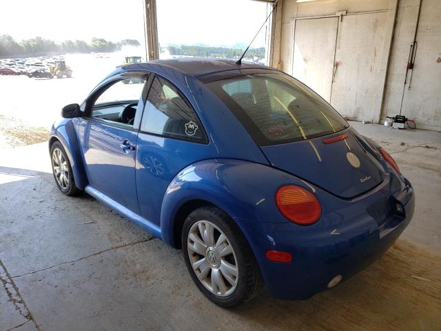 3VWCD21C23M431640 - 2003 VOLKSWAGEN NEW BEETLE 蓝色 照片 3