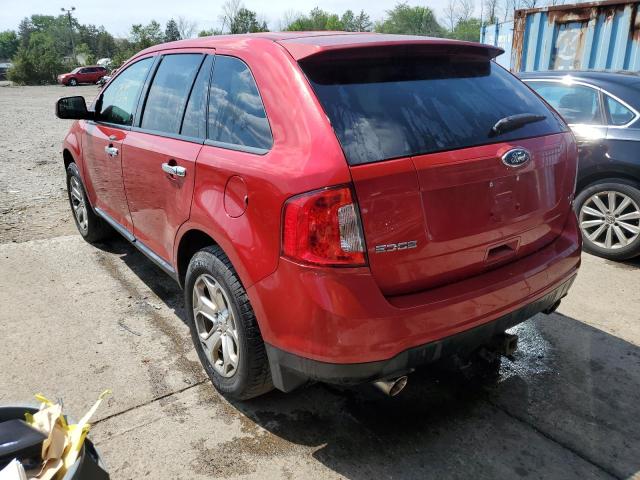 2FMDK3JC8BBA15364 - 2011 FORD EDGE SEL RED photo 3