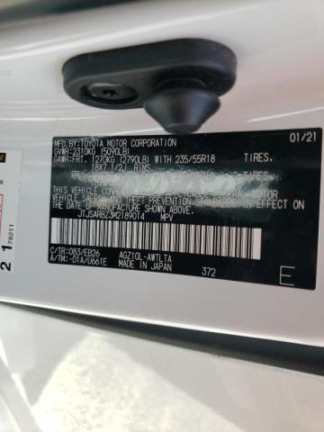 JTJSARBZ3M2189014 - 2021 LEXUS NX 300 BAS 白色 照片 10