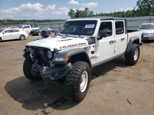 1C6JJTBG7ML536985 - 2021 JEEP GLADIATOR WHITE photo 2