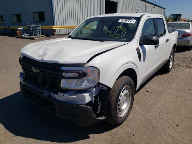 3FTTW8F98NRA28751 - 2022 FORD MAVERICK X WHITE photo 2