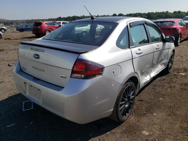 1FAHP3GN1BW172500 - 2011 FORD FOCUS SILVER photo 4