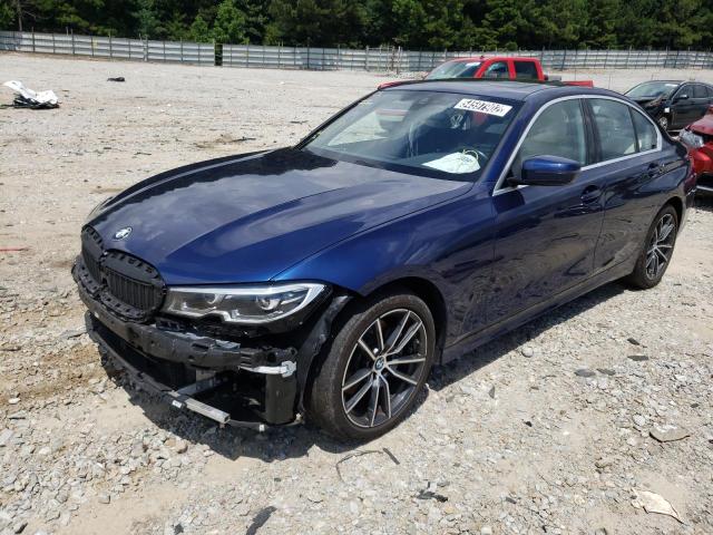 WBA5R1C56KAK10928 - 2019 BMW 330I BLUE photo 2