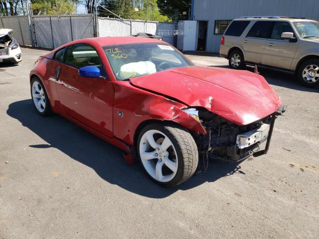 JN1AZ34D15M608914 - 2005 NISSAN 350Z COUPE RED photo 1