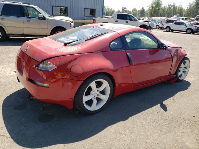 JN1AZ34D15M608914 - 2005 NISSAN 350Z COUPE RED photo 4