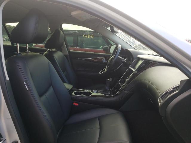 JN1EV7AR7JM443806 - 2018 INFINITI Q50 LUXE SILVER photo 5