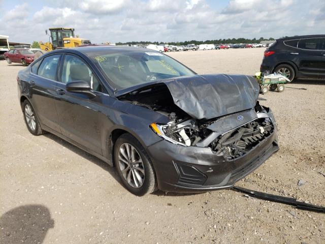 3FA6P0HD3LR202791 - 2020 FORD FUSION SE GRAY photo 1