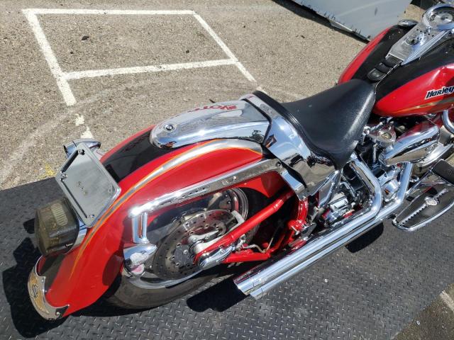 1HD1PLF185Y953046 - 2005 HARLEY-DAVIDSON FLSTFSE CA RED photo 6