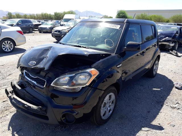 KNDJT2A50C7481235 - 2012 KIA SOUL BLACK photo 2