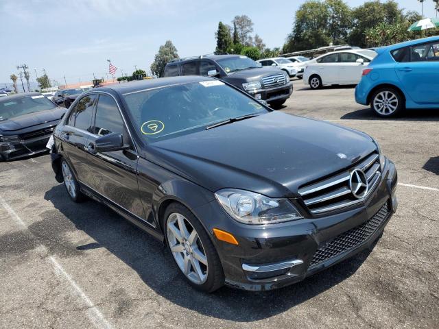 WDDGF4HB8EG256370 - 2014 MERCEDES-BENZ C 250 BLACK photo 1