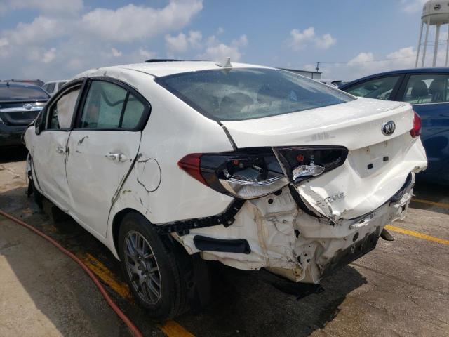 3KPFK4A75HE035398 - 2017 KIA FORTE LX WHITE photo 3