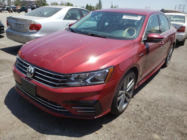 1VWDT7A31HC056238 - 2017 VOLKSWAGEN PASSAT R-L RED photo 2