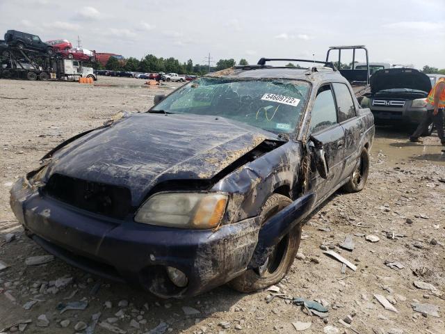 4S4BT62CX37115366 - 2003 SUBARU BAJA SPORT BLUE photo 2