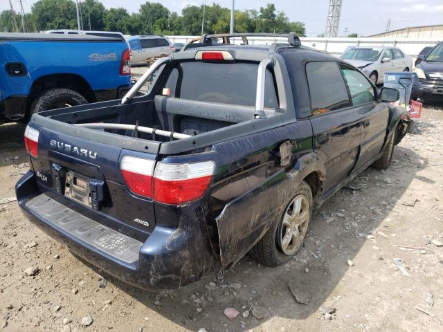 4S4BT62CX37115366 - 2003 SUBARU BAJA SPORT BLUE photo 4