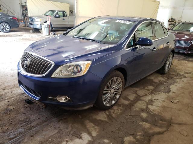 1G4PS5SKXD4121729 - 2013 BUICK VERANO BLUE photo 2