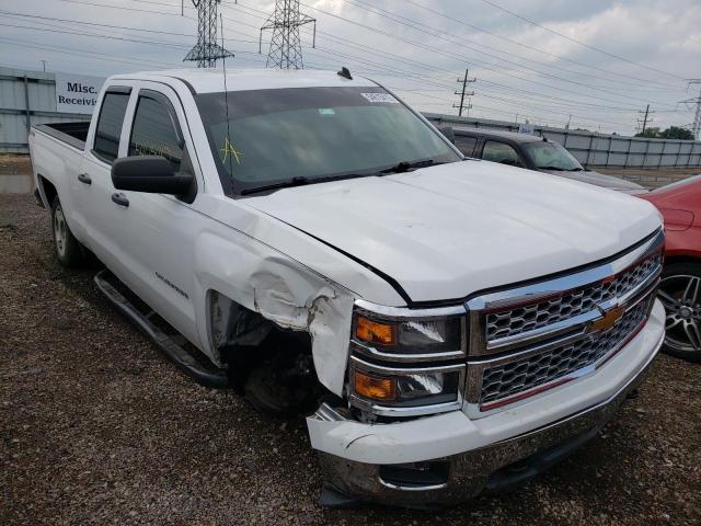 1GCVKREC1EZ218572 - 2014 CHEVROLET SILVERADO WHITE photo 1