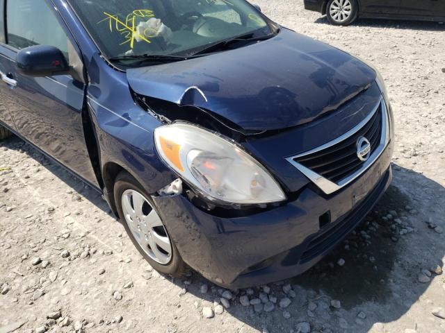 3N1CN7AP4CL940380 - 2012 NISSAN VERSA S BLUE photo 9