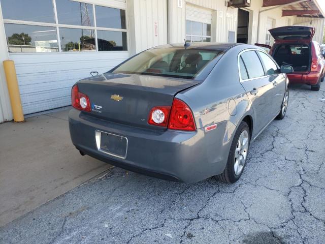 1G1ZH57B99F190906 - 2009 CHEVROLET MALIBU 1LT ნაცრისფერი ფოტო 4