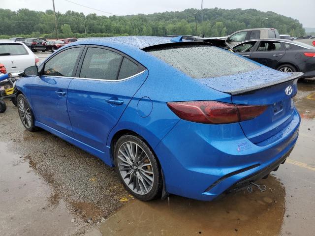 KMHD04LB6JU597232 - 2018 HYUNDAI ELANTRA SP BLUE photo 3