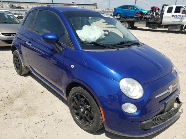 3C3CFFARXDT513233 - 2013 FIAT 500 POP BLUE photo 1