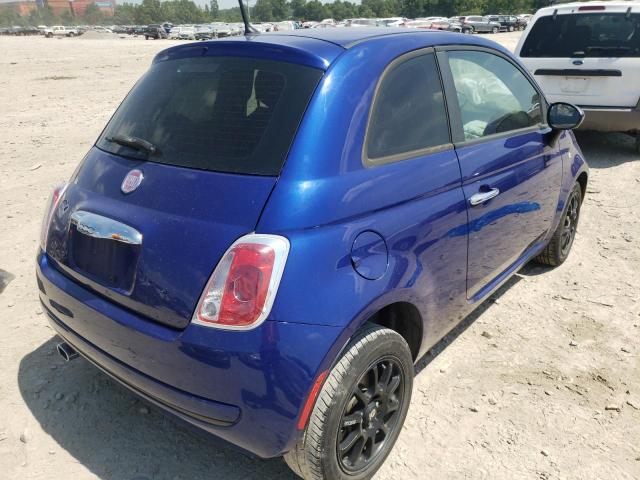 3C3CFFARXDT513233 - 2013 FIAT 500 POP BLUE photo 4