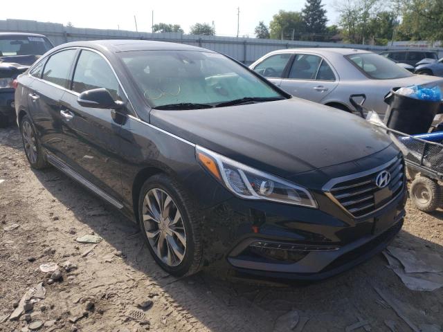 5NPE34AB3FH137787 - 2015 HYUNDAI SONATA SPO BLACK photo 1