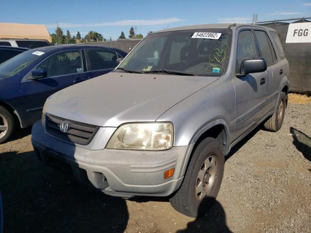 JHLRD18421C002862 - 2001 HONDA CR-V LX SILVER photo 2