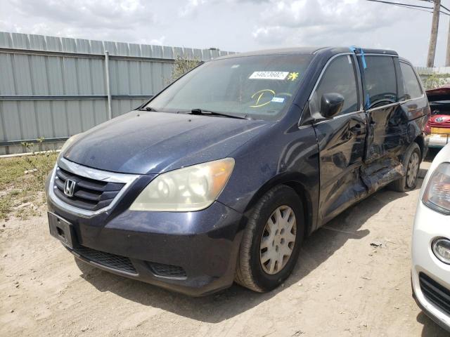 5FNRL38208B030568 - 2008 HONDA ODYSSEY LX BLUE photo 2